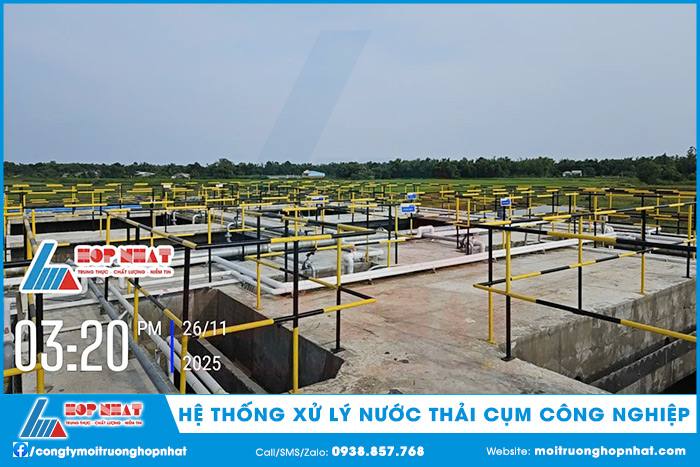 Hệ thống xử lý nước thải cụm công nghiệp