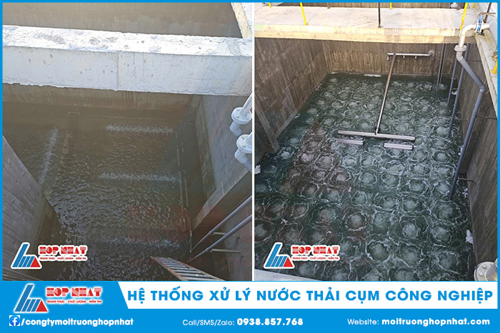 Hệ thống xử lý nước thải cụm công nghiệp