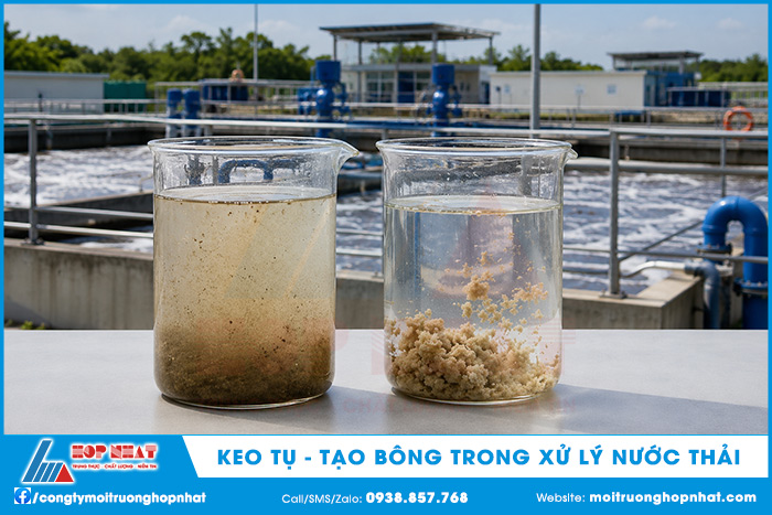 Keo tụ - tạo bông trong xử lý nước thải