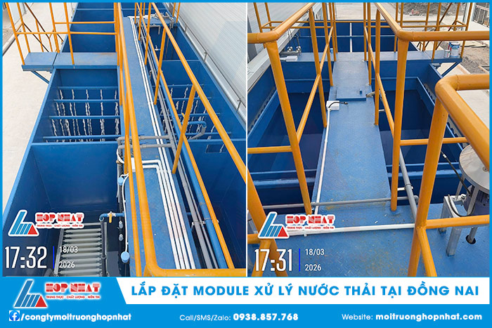 Lắp đặt module xử lý nước thải tại Đồng Nai