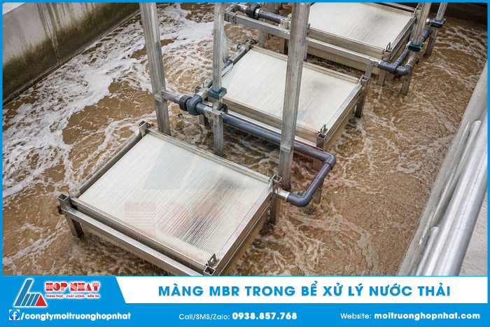 Màng MBR trong bể xử lý nước thải