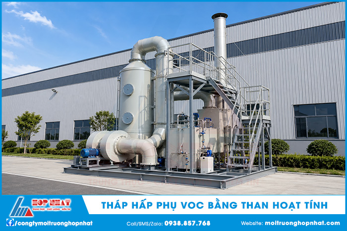 Tháp hấp phụ VOC bằng than hoạt tính