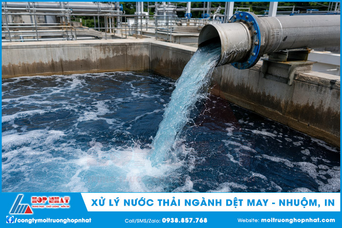 Xử lý nước thải ngành dệt nhuộm, mực in