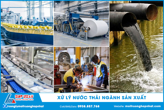 Xử lý nước thải ngành sản xuất