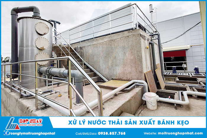 Tư vấn, thiết kế, thi công hệ thống xử lý nước thải sản xuất bánh kẹo